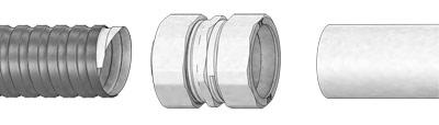 Муфты соединительные &laquo;труба-металлорукав&raquo;